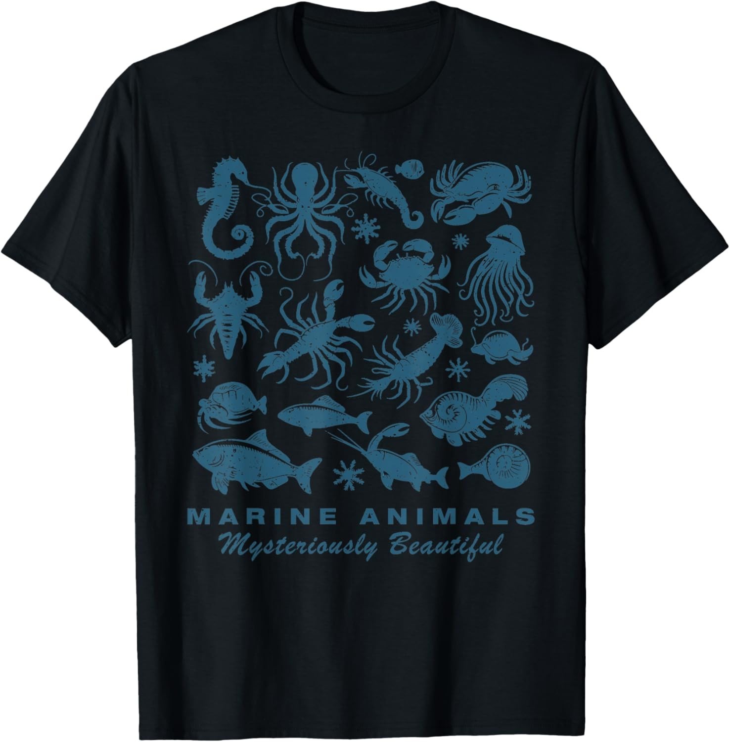Ocean Marine Life Collection Sea Life lover T-Shirt