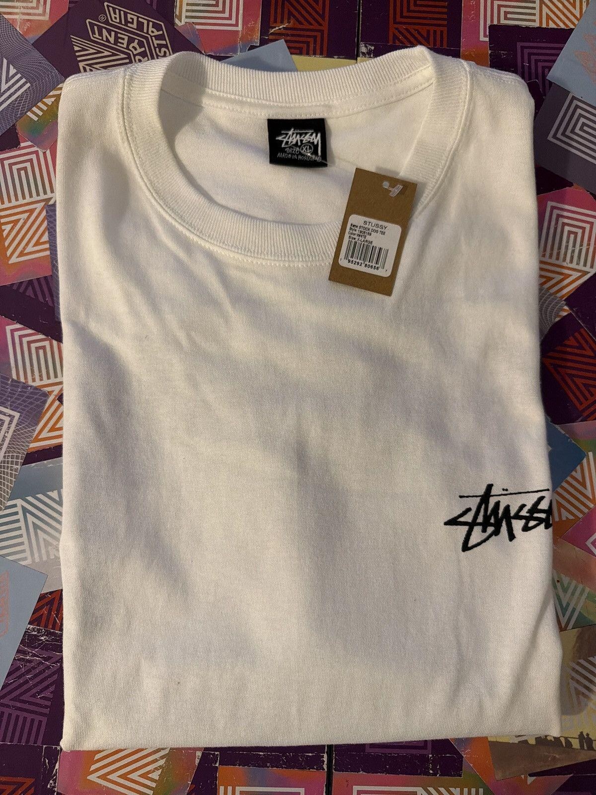 Stüssy Stock Dog Tee White • XL gallery