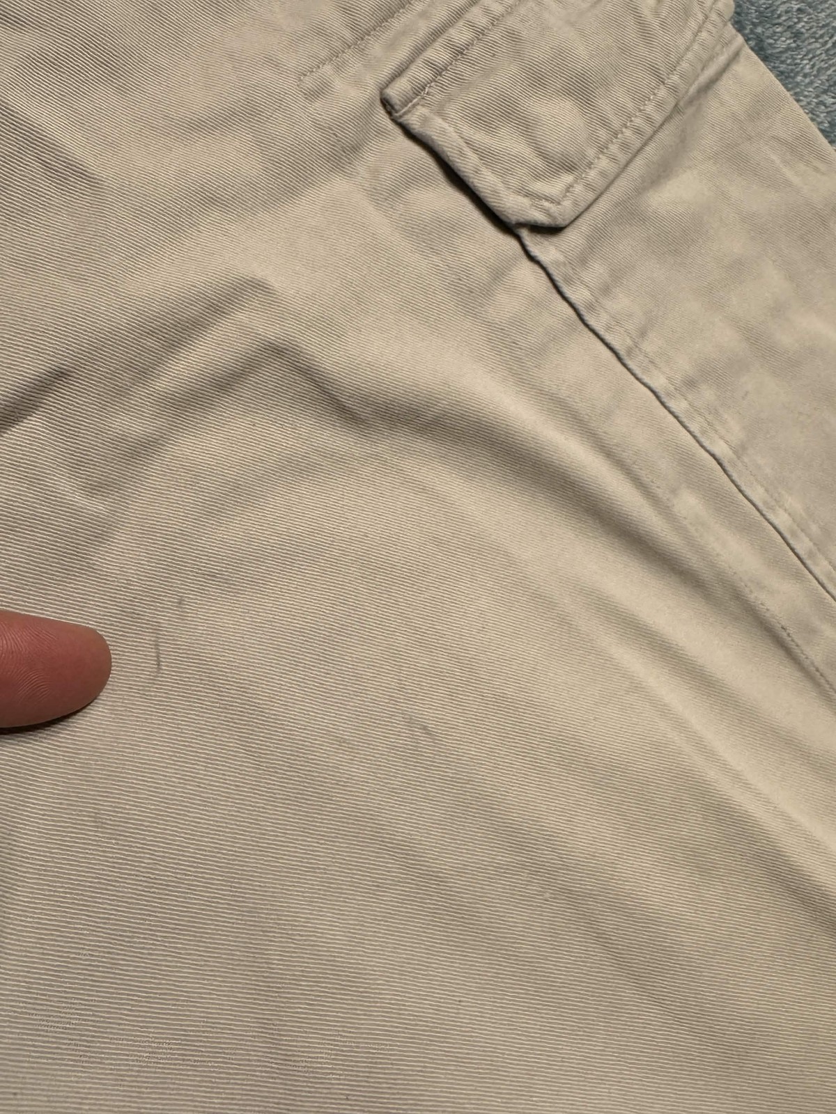 Foot Locker Cargo Shorts Mens 38 Tan Khaki 100% Cotton Twill Flat Front Outdoor gallery