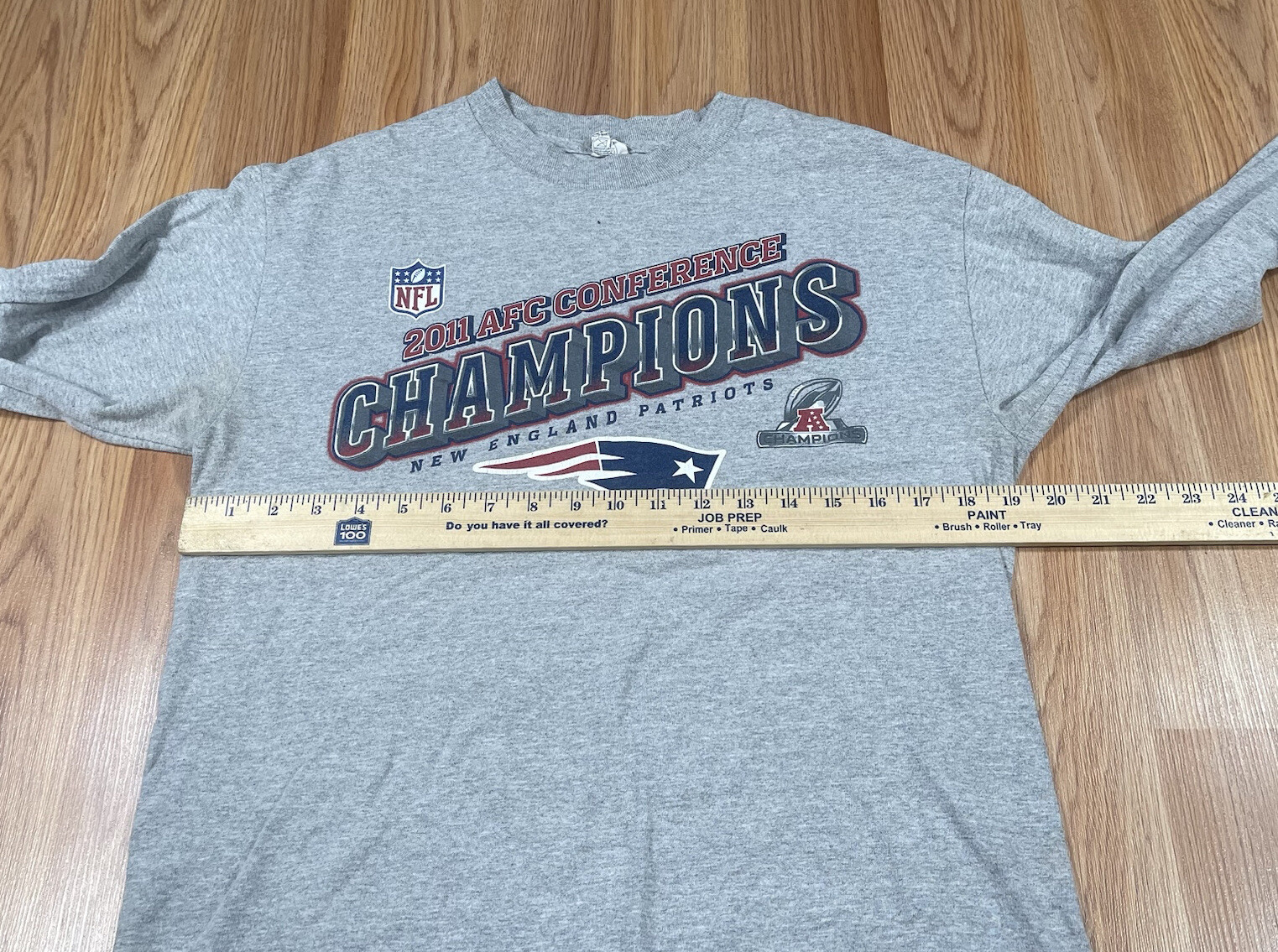 Alstyle Apparel&Activewear Long Sleeve T-Shirt Adults M Medium NE Patriots 2011 gallery