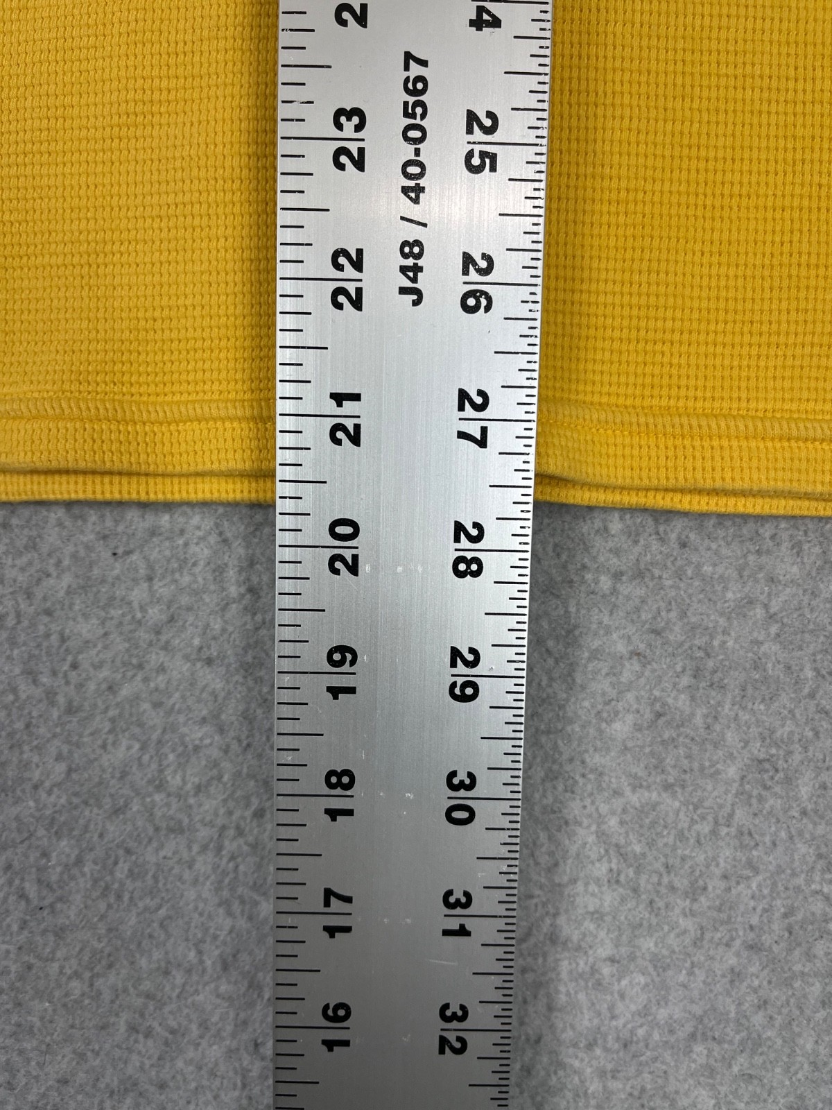 Polo Ralph Lauren Shirt Mens XL Yellow Waffle Knit Long Sleeve Crew Neck gallery