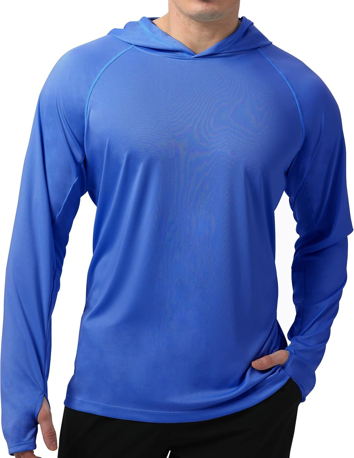 Men's UPF 50+ Sun Hoodie Long Sleeve Fishing Shirt Lightweight Quick Dry gallery