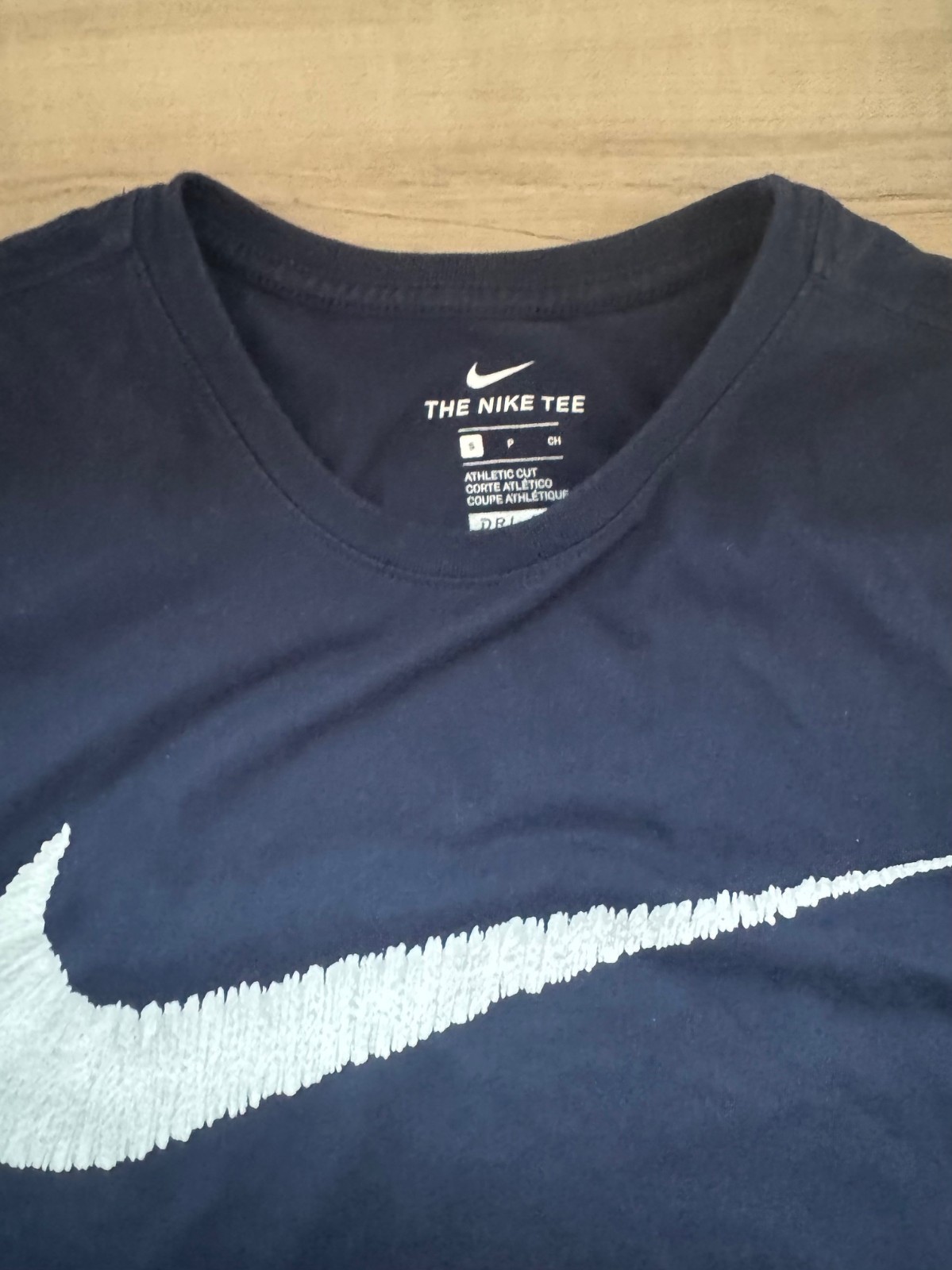 Nike T Shirt Mens S BLue Short Sleeve Classic Collar gallery