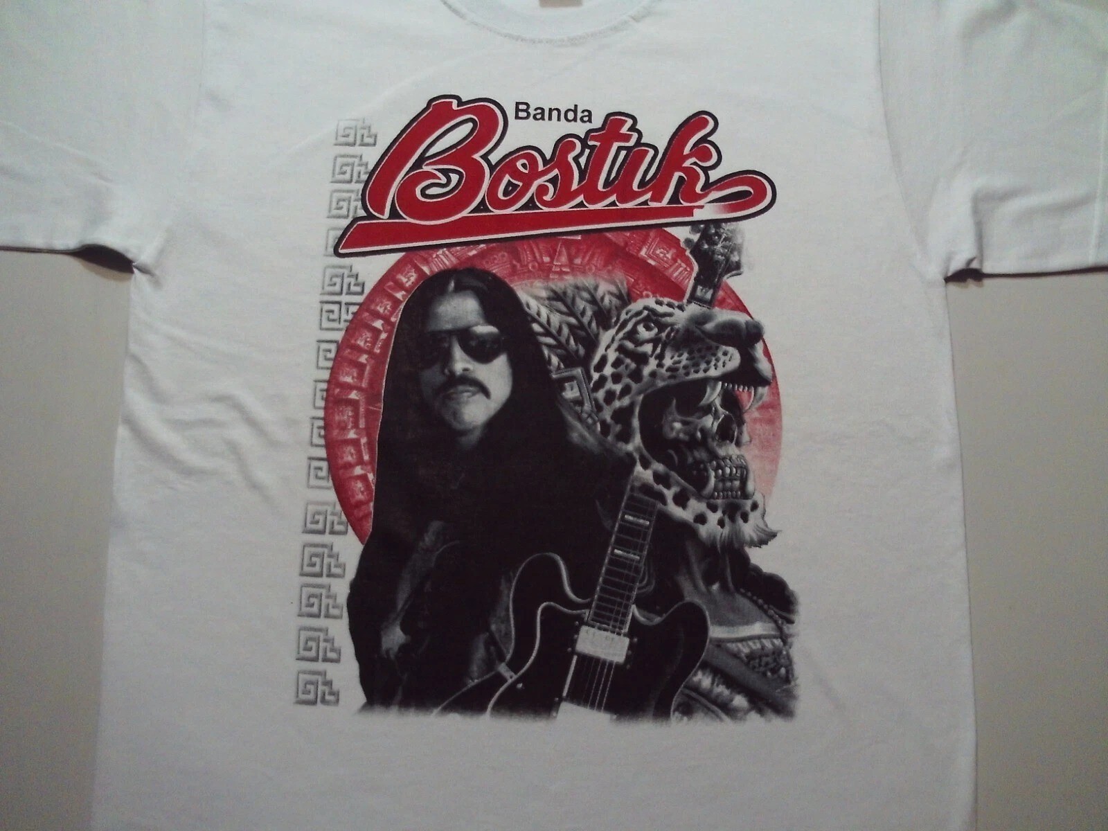 Retro Banda Bostik Band Heavy Cotton White All Size T Shirt For Men TU381