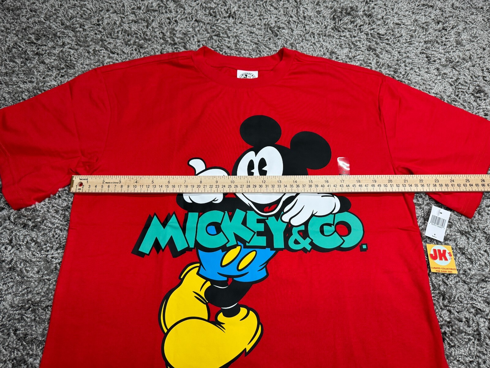 NEW Disney Parks Shirt Adult Medium Red Mickey Mouse And Co Mens Blue Black gallery