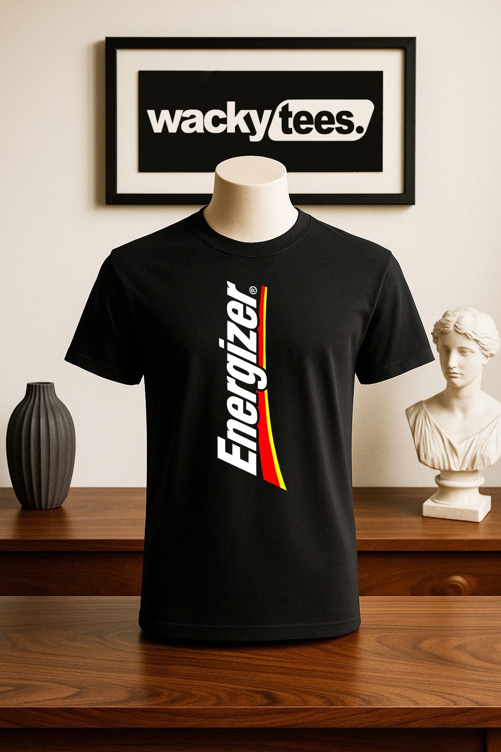 Energizer Bunny Battery Parody Costume Graphic Tee Shirt gallery