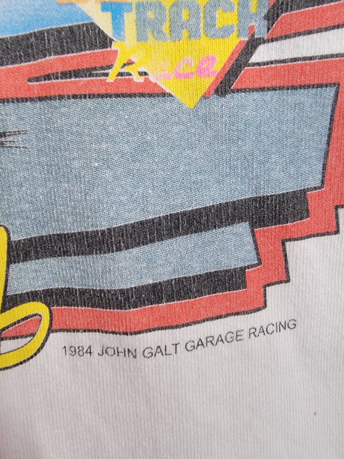 John Galt Racing Shirt Mens Large White Kustom Club American Rally Muscle Cars gallery