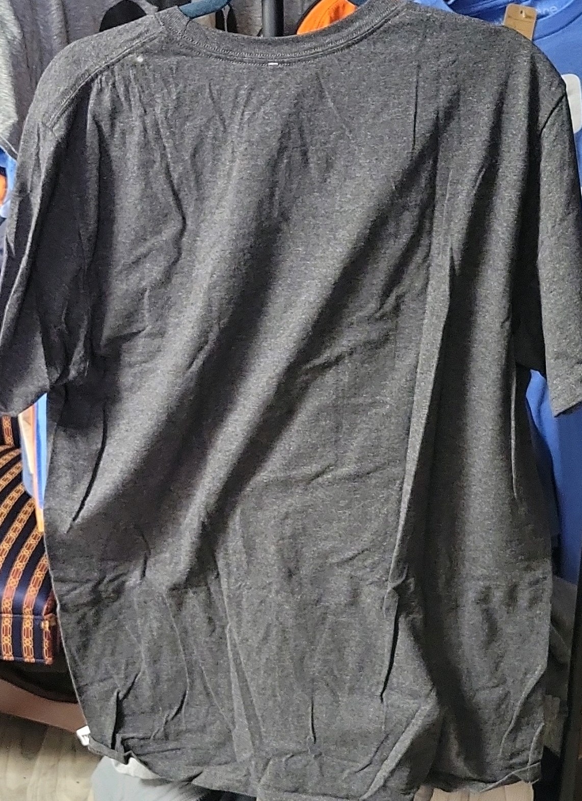 adidas Go-To Tee Men's L Gray Graphic Logo Print Short Sleeve Crew Neck T-Shirt gallery
