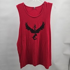 Next Level Pokemon Go Team Valor Mystic Instinct Tank Top XL Red W/ Black Print