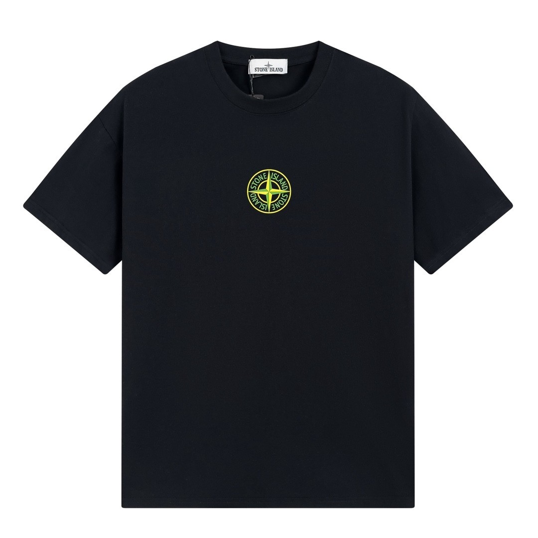 Italy Stone Island tee-shirt Black White M-L-XL-XXL gallery