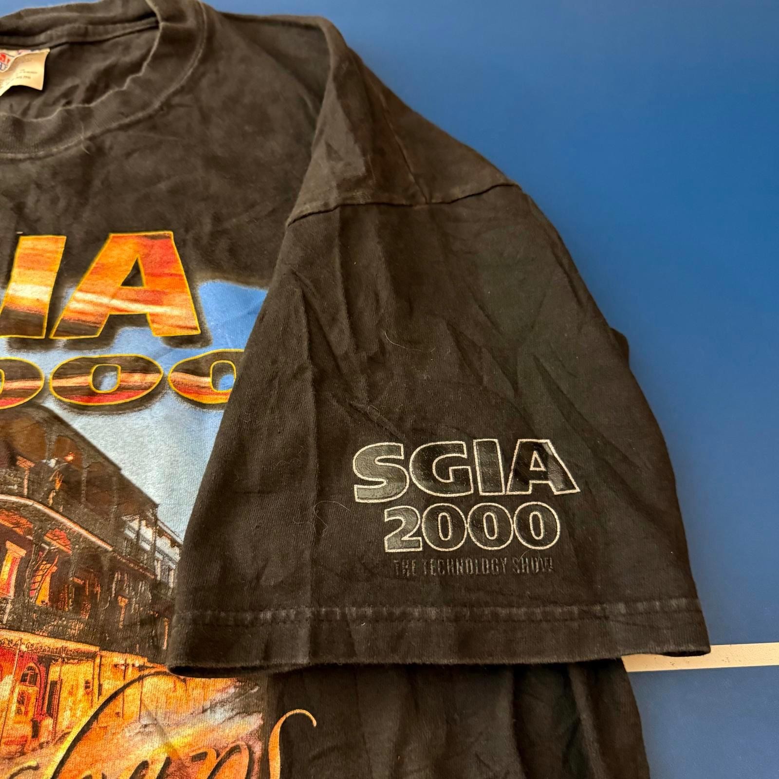Hanes Beefy-T SGIA 2000 New Orleans Graphic Tee XL gallery
