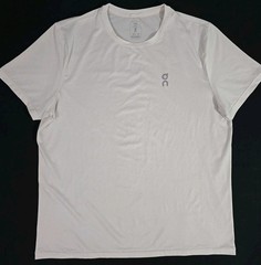 On Cloud Run On Core-T Short Sleeve T-Shirt Top Men’s Size XXL White Very Clean