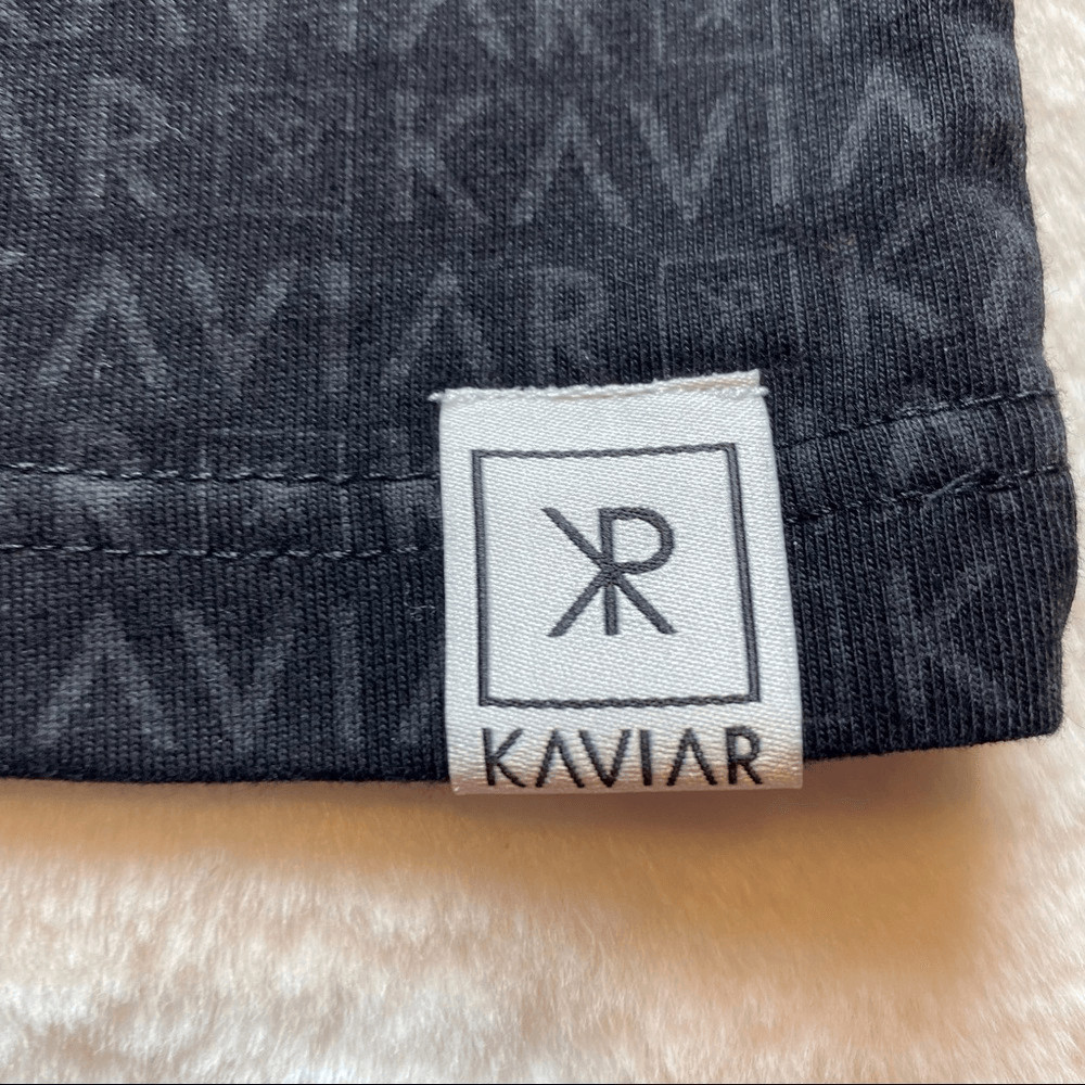 Kaviar Oak and Marble Private Label Black T-Shirt Size Large gallery