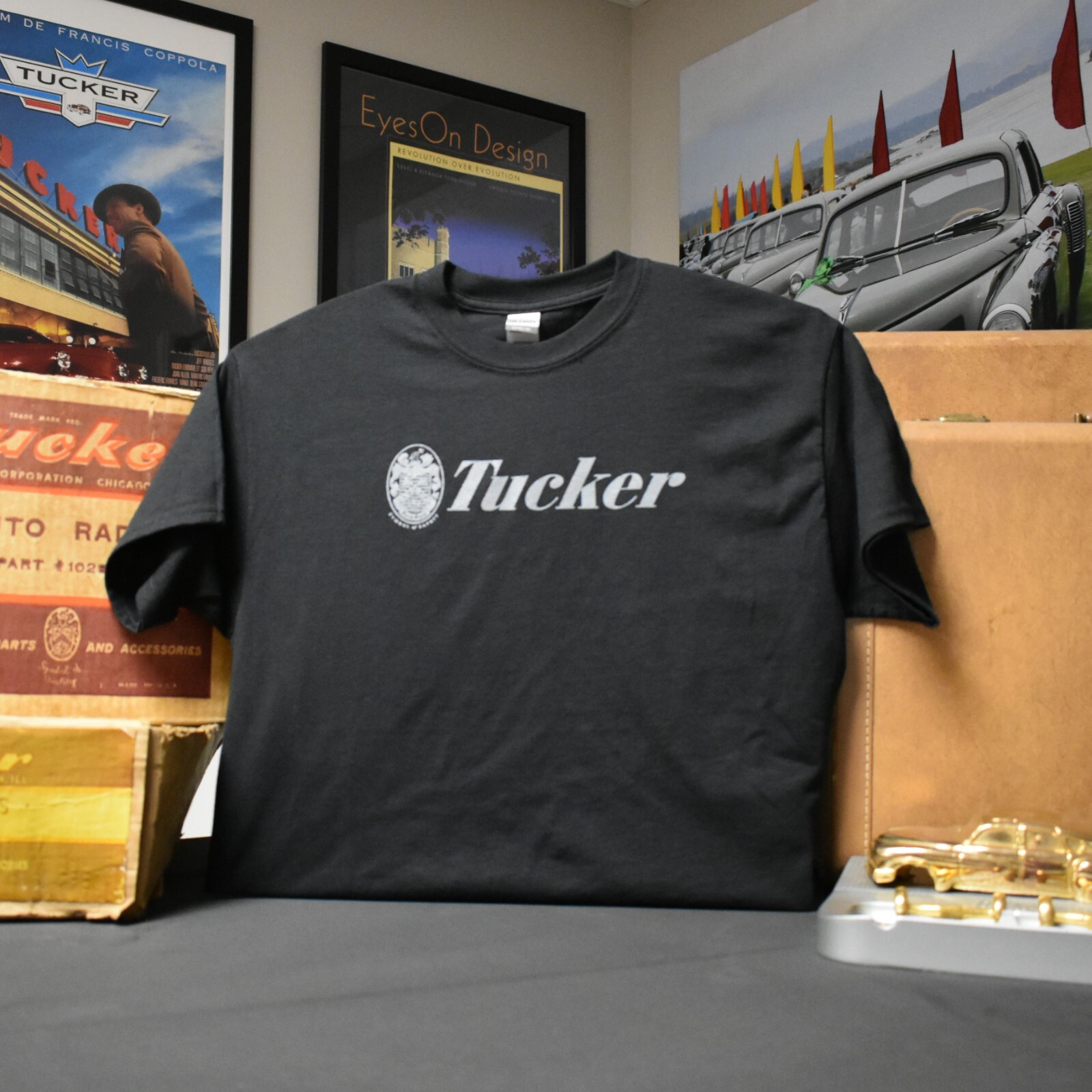 Official 1948 Tucker Car / Automobile Logo T-Shirt by Preston Tucker LLC gallery