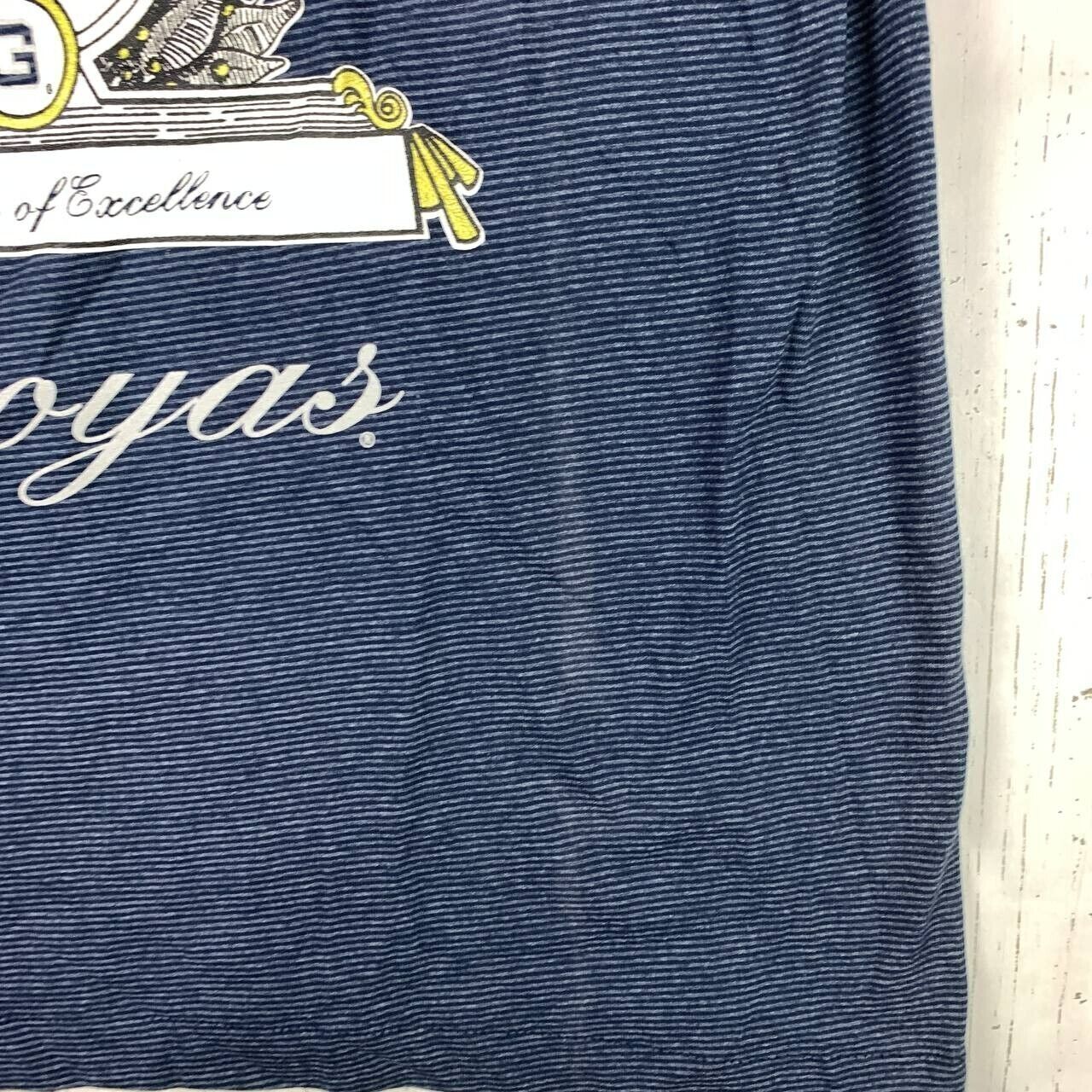 Vintage Georgetown Hoyas NCAA Large Teejays Casual T-Shirt Blue Mens gallery