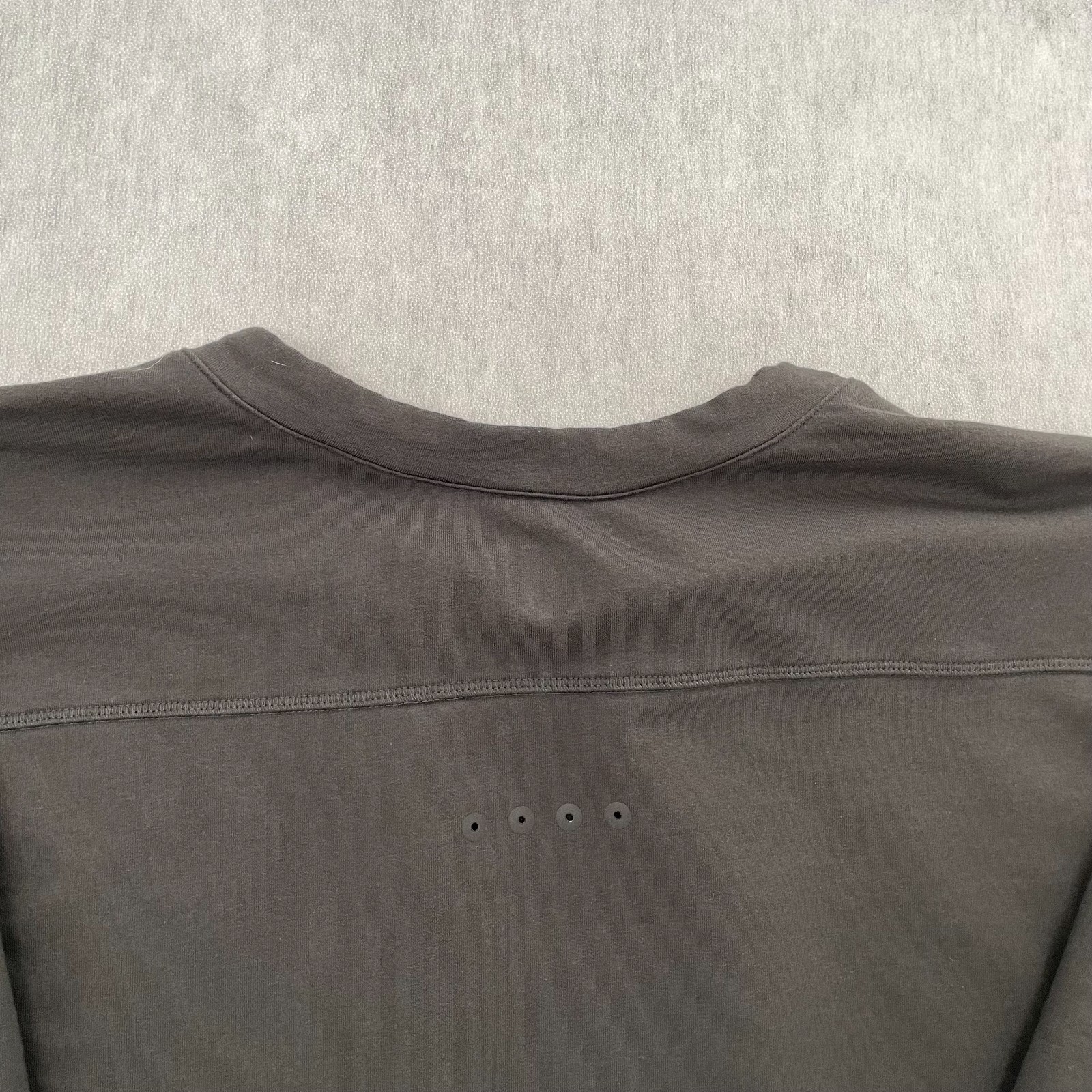 ASRV Shirt Adult Large Gray Micro Terry Warm Up Tee Short Sleeve Discontinued L gallery