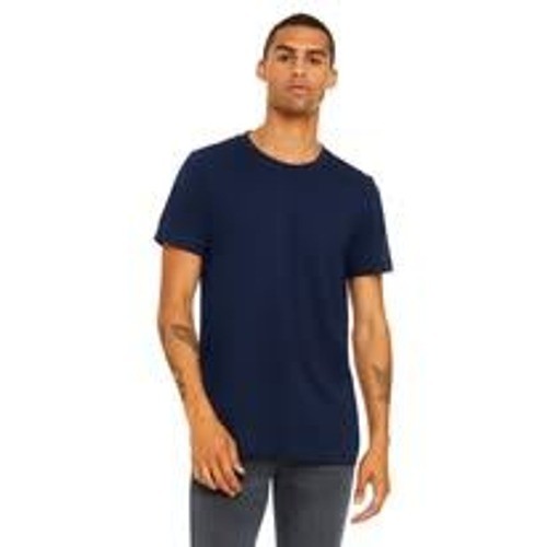 Royal Avalon Mens XL Navy Blue Bamboo Cotton Blend Stretch Crew Neck T-Shirt gallery