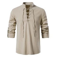 King Billion Men’s Shirts Casual Men Cotton Linen Long Sleeve T-shirt Spring Aut