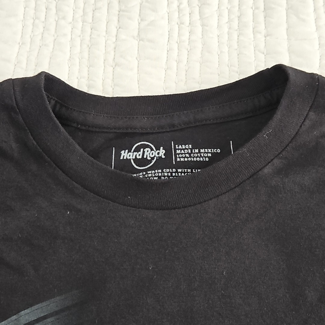 Hard Rock Cafe San Diego T-Shirt Men's L Black Logo Vinyl NEW Jersey NWT gallery