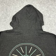 Jetty Surf Co Lightweight Jersey Hooded Pullover Mens L Graphic Kangaroo Pocket