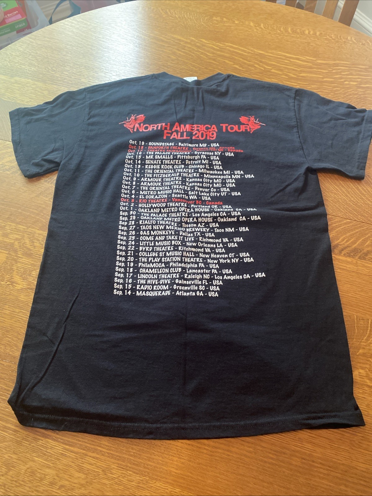 Goblin Claudio Simonetti 2019 Tour Shirt Dario Argento Deep Red Never Worn gallery