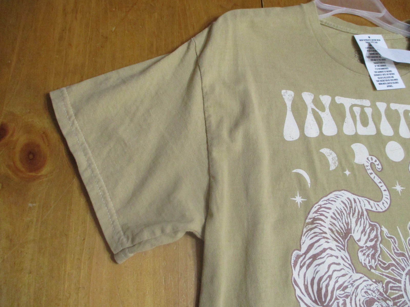 NWT Goodie Two Sleeves Intuition Positive Vibes Only Oversized Graphic T-Shirt gallery