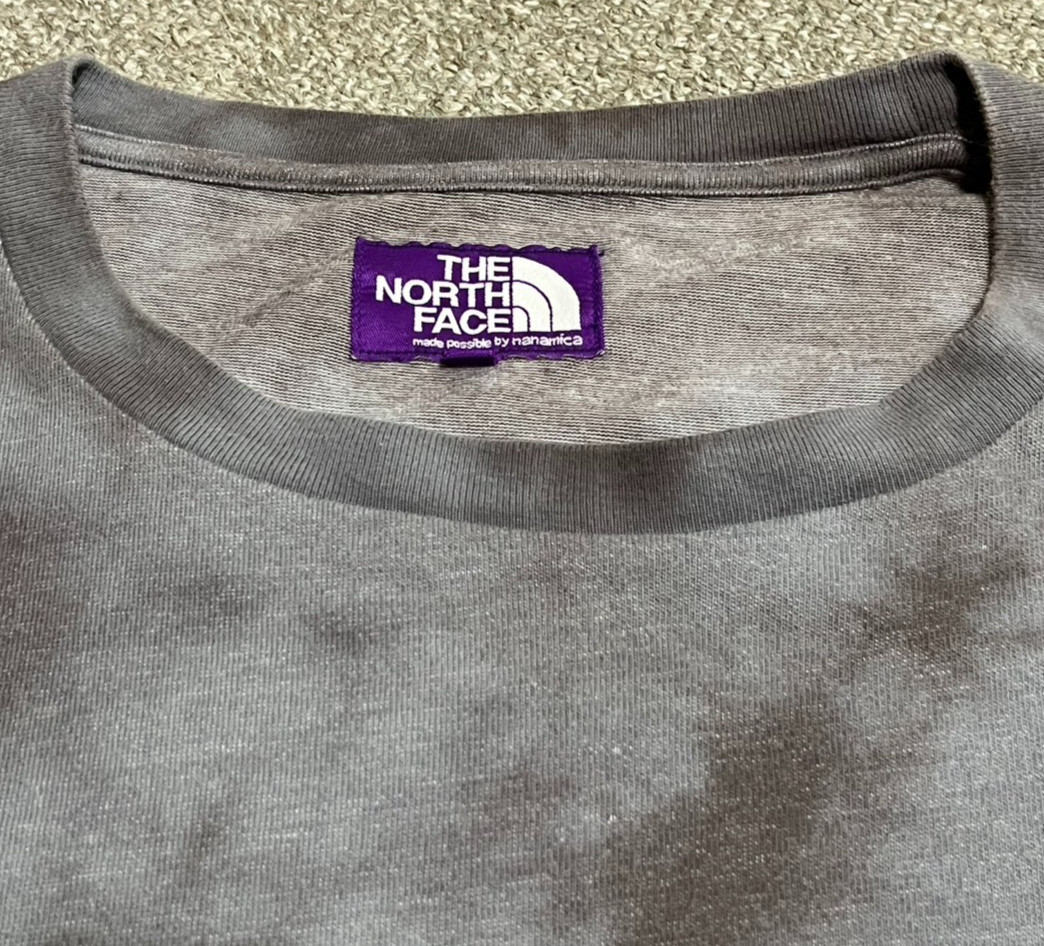 The North Face Purple Label nanamica Pocket T-Shirt Tie Dye Gray XL NT3207N gallery