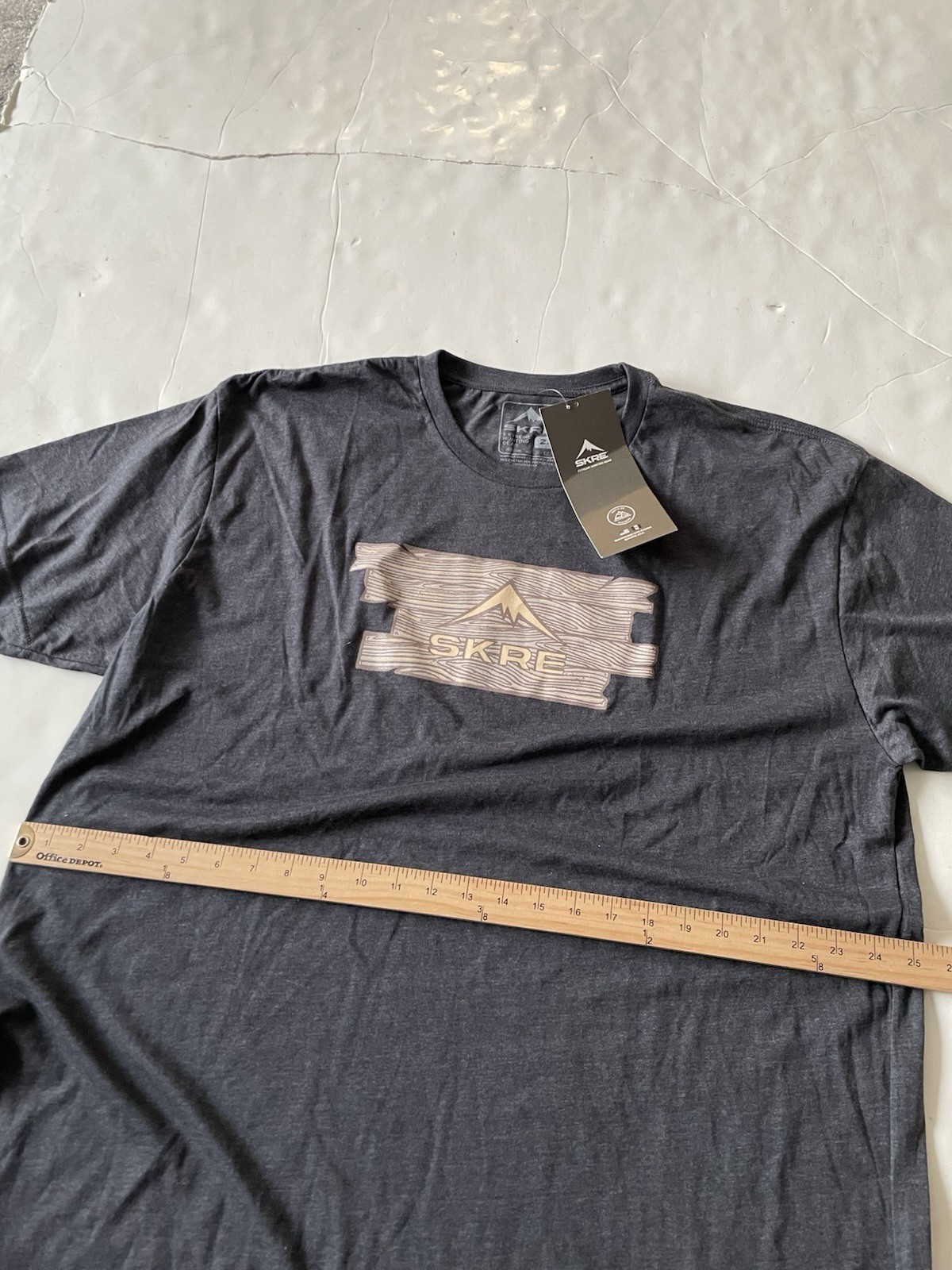 NEW Skre Gear Barnwood Logo Tee Men’s T-shirt 2XL Gray Extreme Hunting Gear gallery