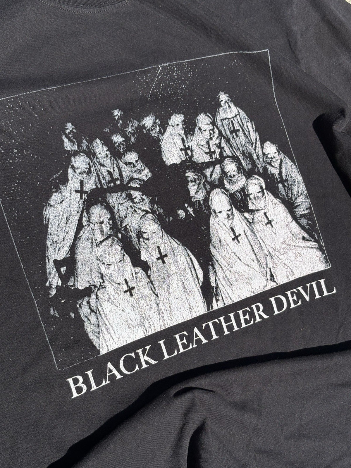 Playboi Carti Whole Lotta Red Black Leather Devil T Shirt Black XL Men’s gallery