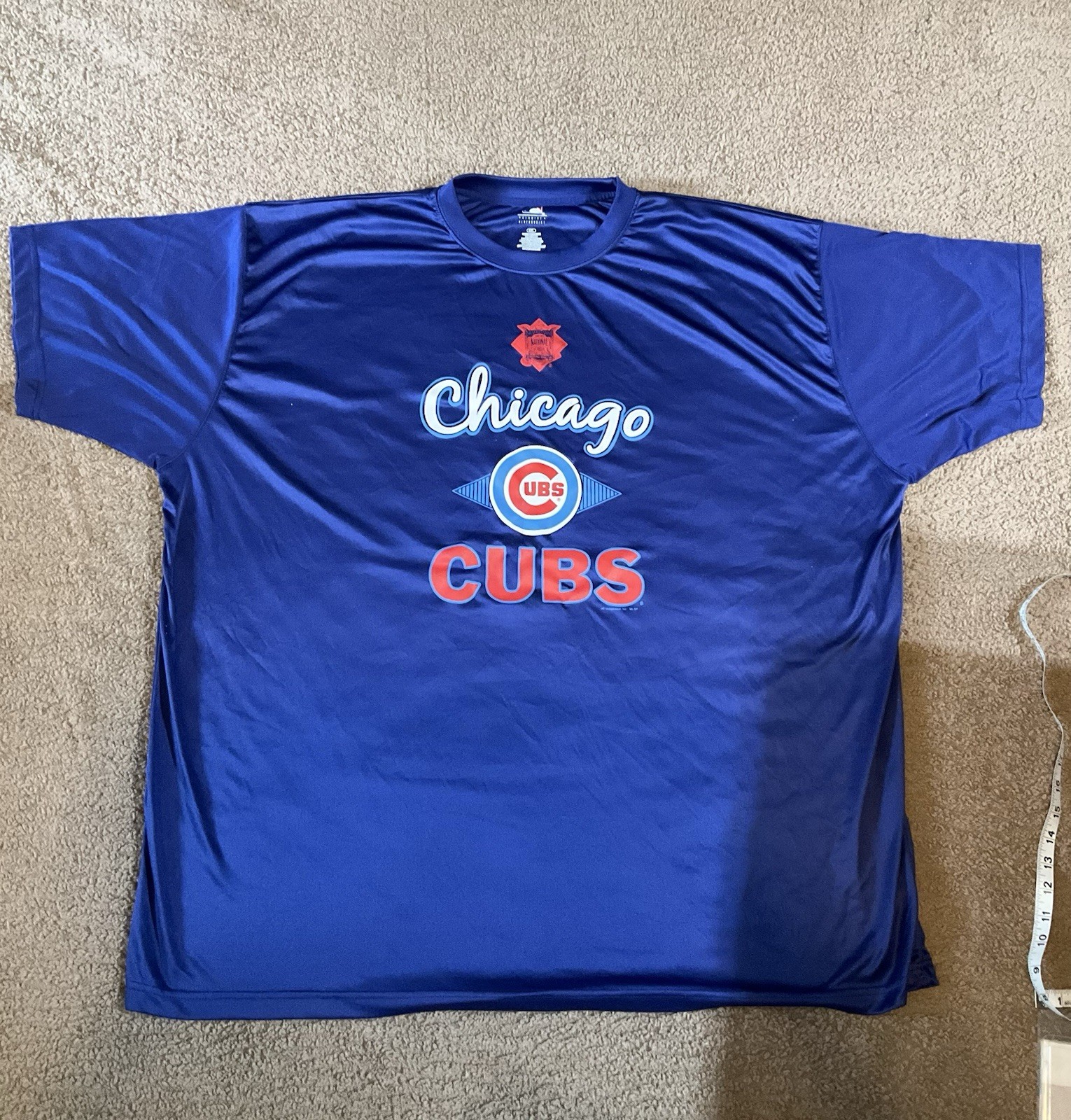 Chicago Cubs T Shirt Jersey Men’s Size 4XL Blue MLB Genuine Baseball Sports