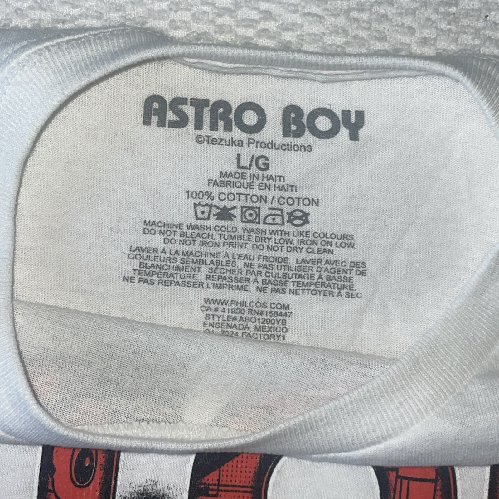 Osamu Tezuka Astro Boy Large White Graphic T-shirt Cotton Crew Anime Cartoon gallery