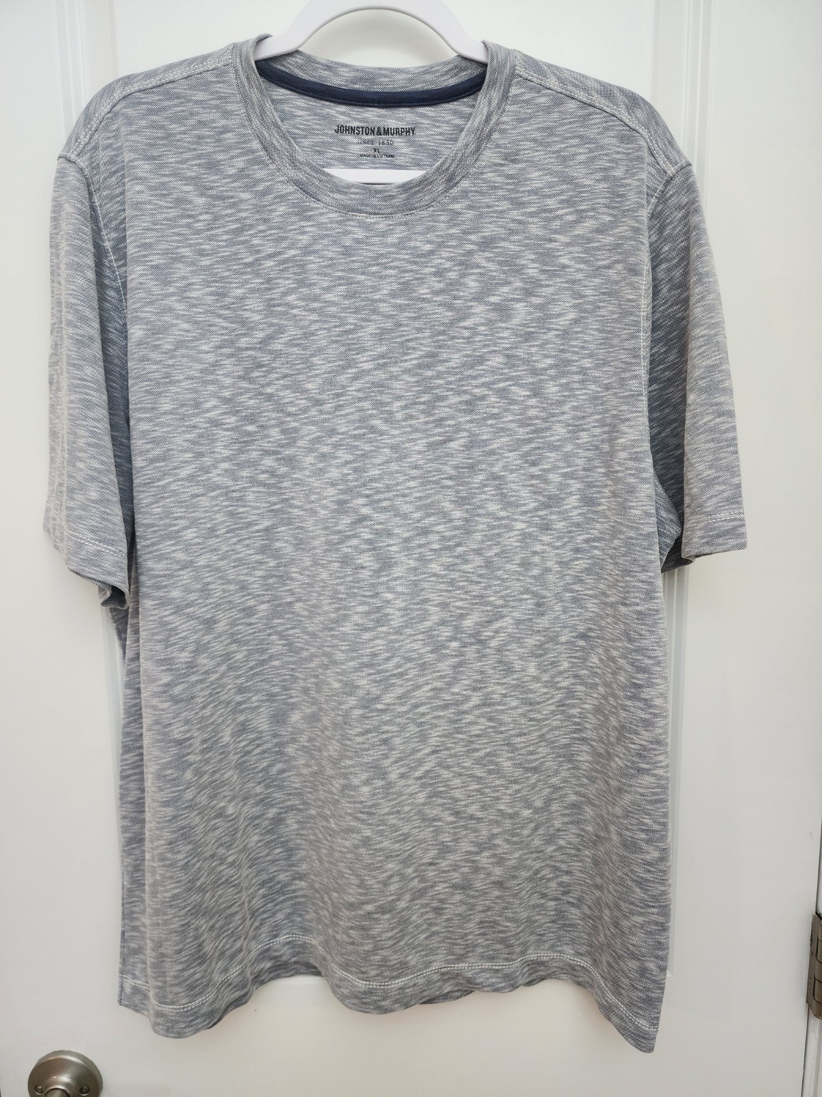Johnston & Murphy Slab Crew Heather Indigo T-shirt Men’s XL