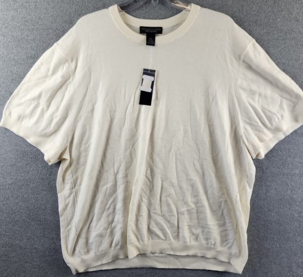 The Men's Store at Bloomingdale's Cashmere Blend Sweater Tee XXL Cannoli S/S gallery