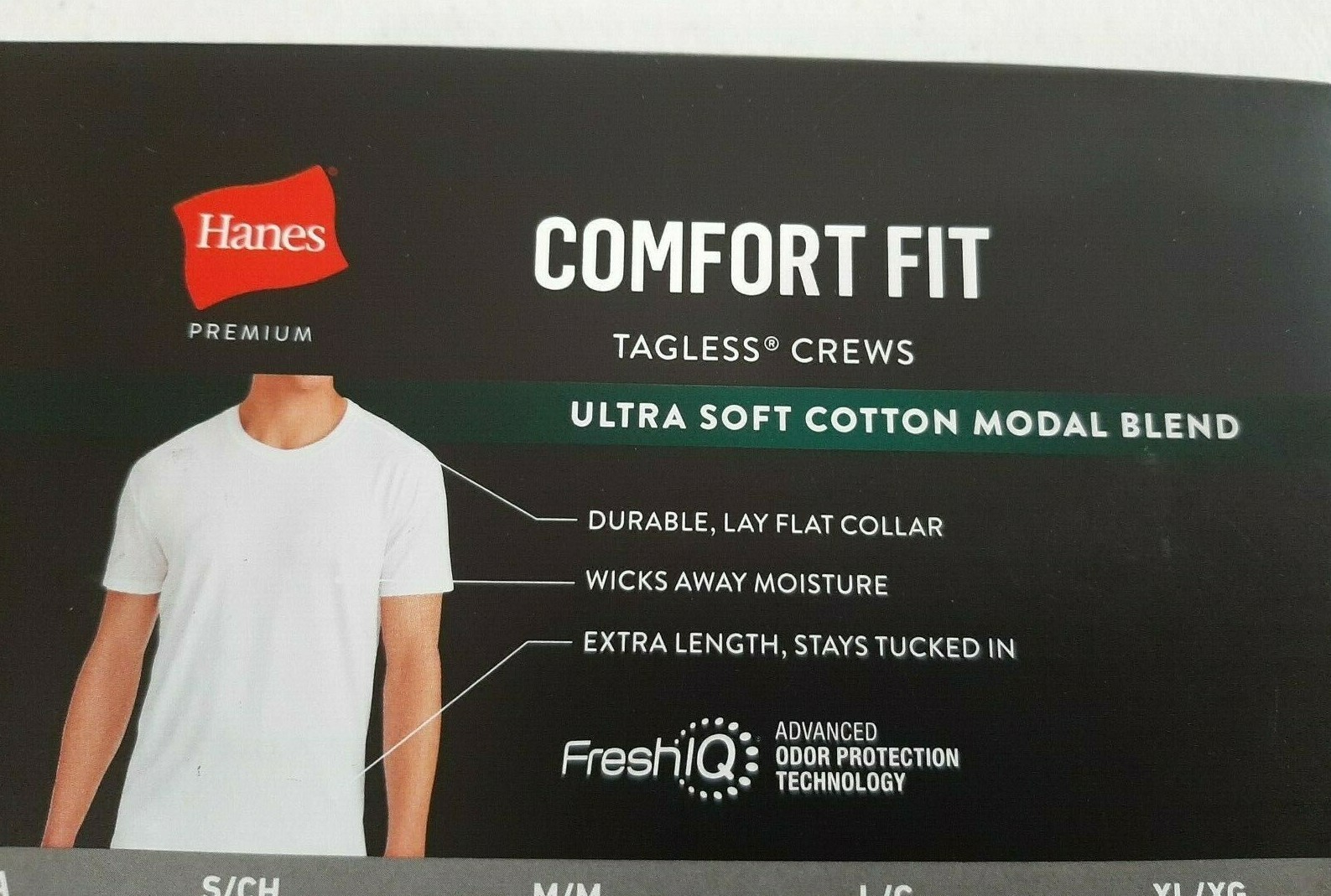 Hanes Premium Men's 3 Pack Comfort Fit Crew T-Shirts Size Medium White X Length gallery