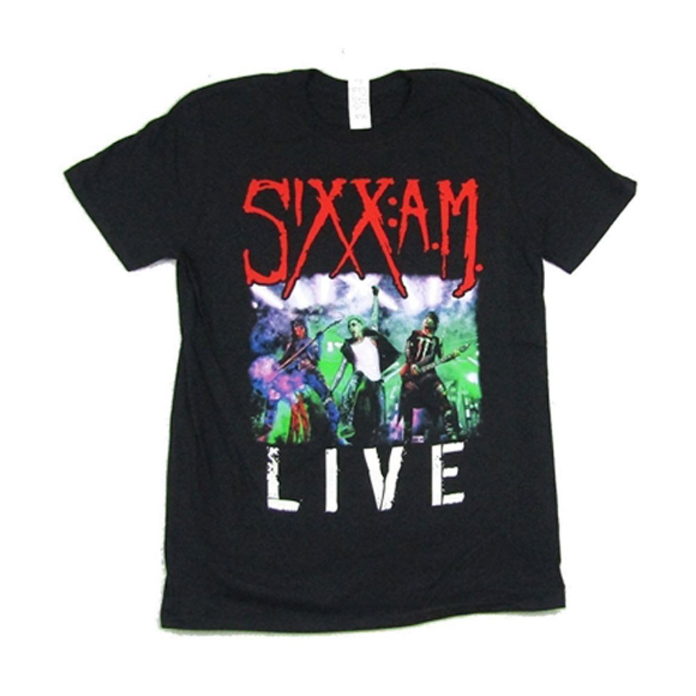 Men's Sixx A.M. Live World Tour 2016 T-shirt XX-Large Black gallery