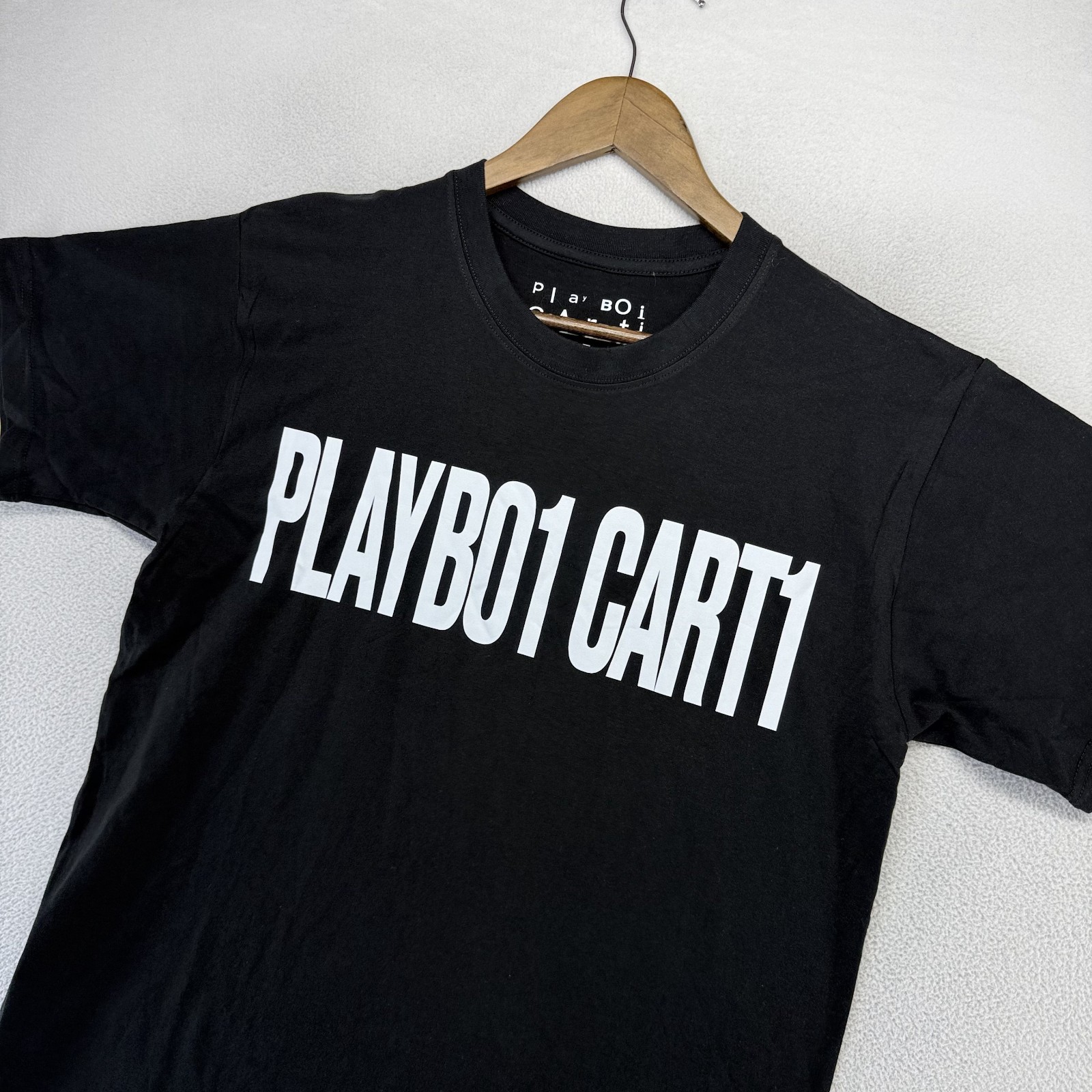 Playboi Carti Shirt men’s Large Black CPFM Merch Made In USA Spellout Logo