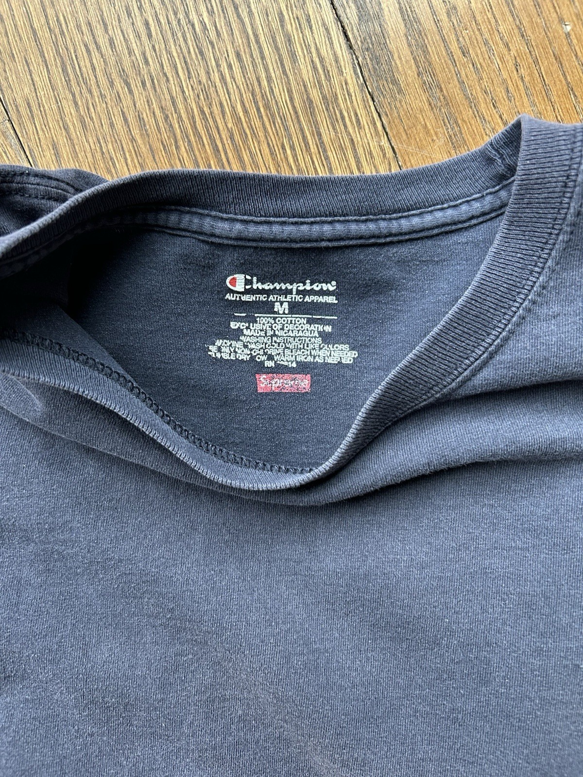 Pre-Owned Supreme Champion Long Sleeve SS16 - Medium, Navy gallery