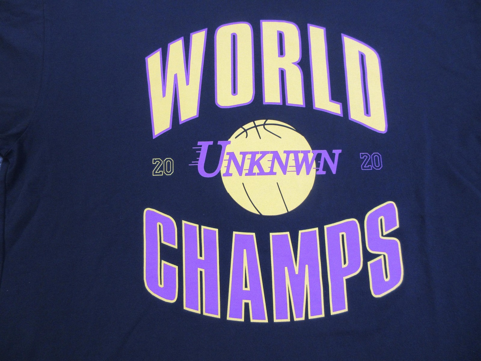 UNKNWN Shirt Mens XL Black World Champs 2020 Basketball Graphic Tee Core USA gallery
