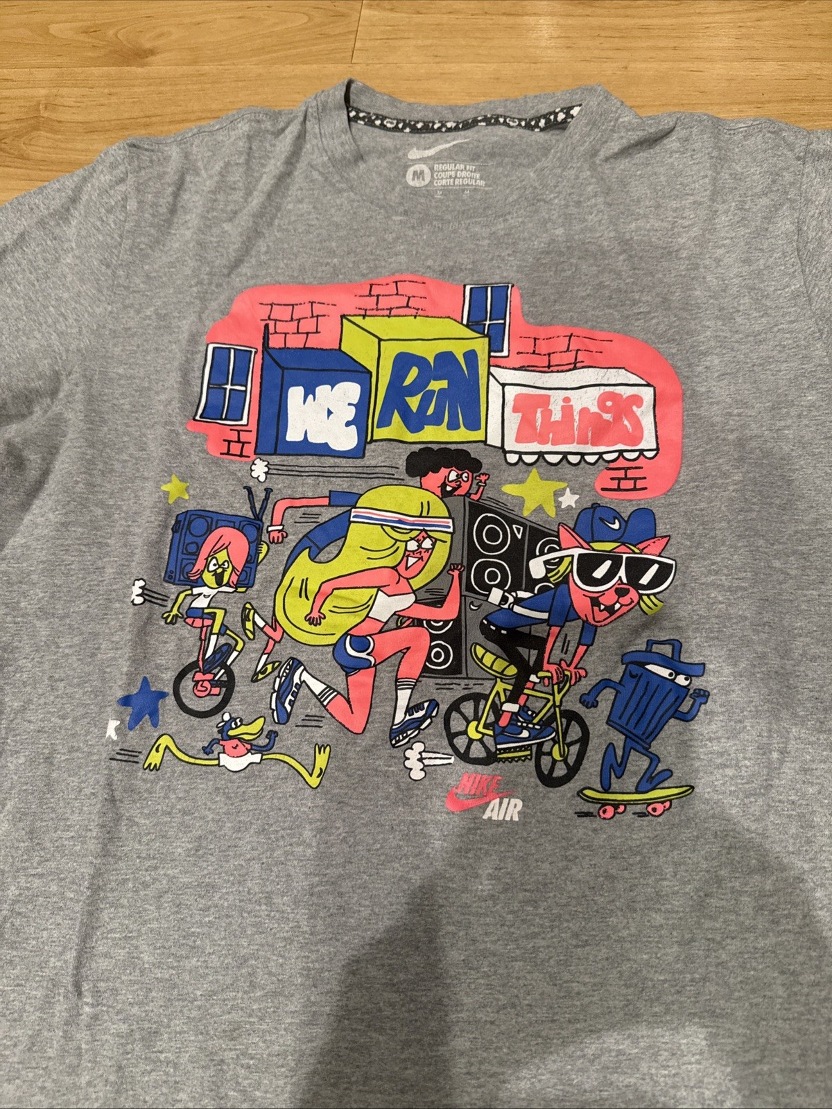 Nike Shirt Small Gray We Run Things gallery