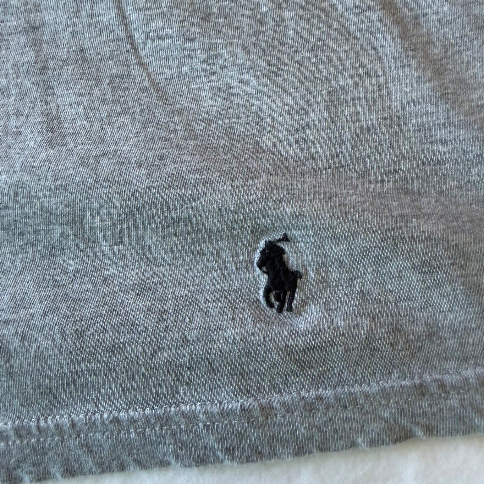 Polo Ralph Lauren T Shirt Mens XL Gray Pony Logo Classic Fit Tee