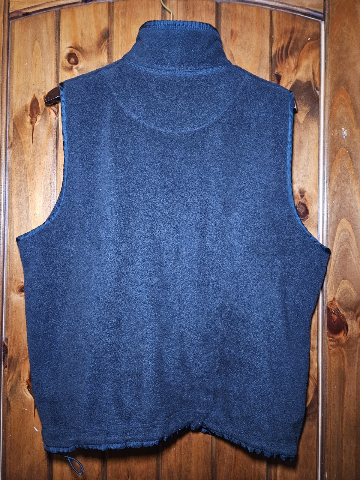 Ducks Unlimited Vest Mens Large Black Fleece Sleeveless Full Zip Hunting Camp gallery