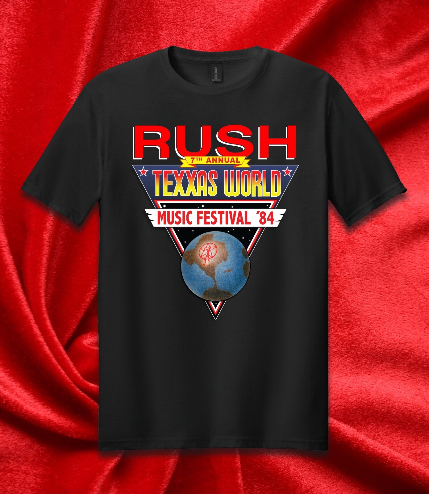 Texxas Jam 1984 Vintage Tour Jersey Shirt FREE S&H Texxas World Music Festival gallery
