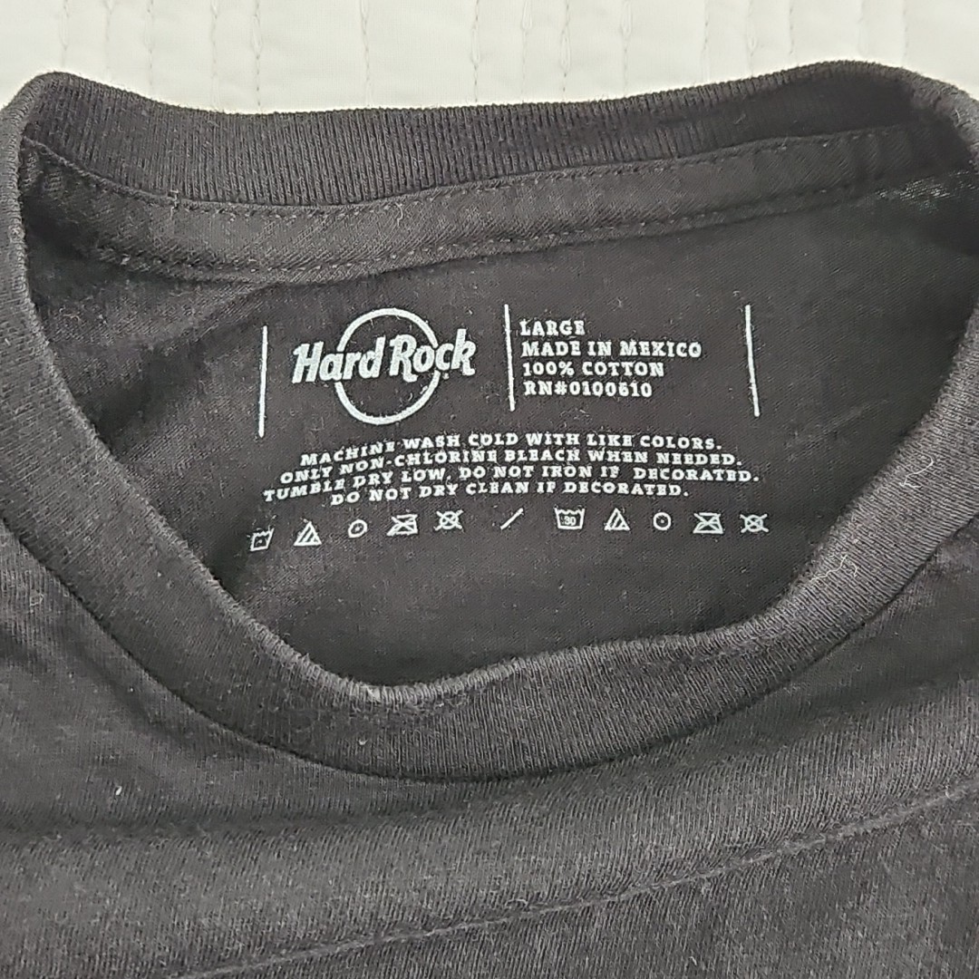 Hard Rock Cafe San Diego T-Shirt Men's L Black Logo Vinyl NEW Jersey NWT gallery
