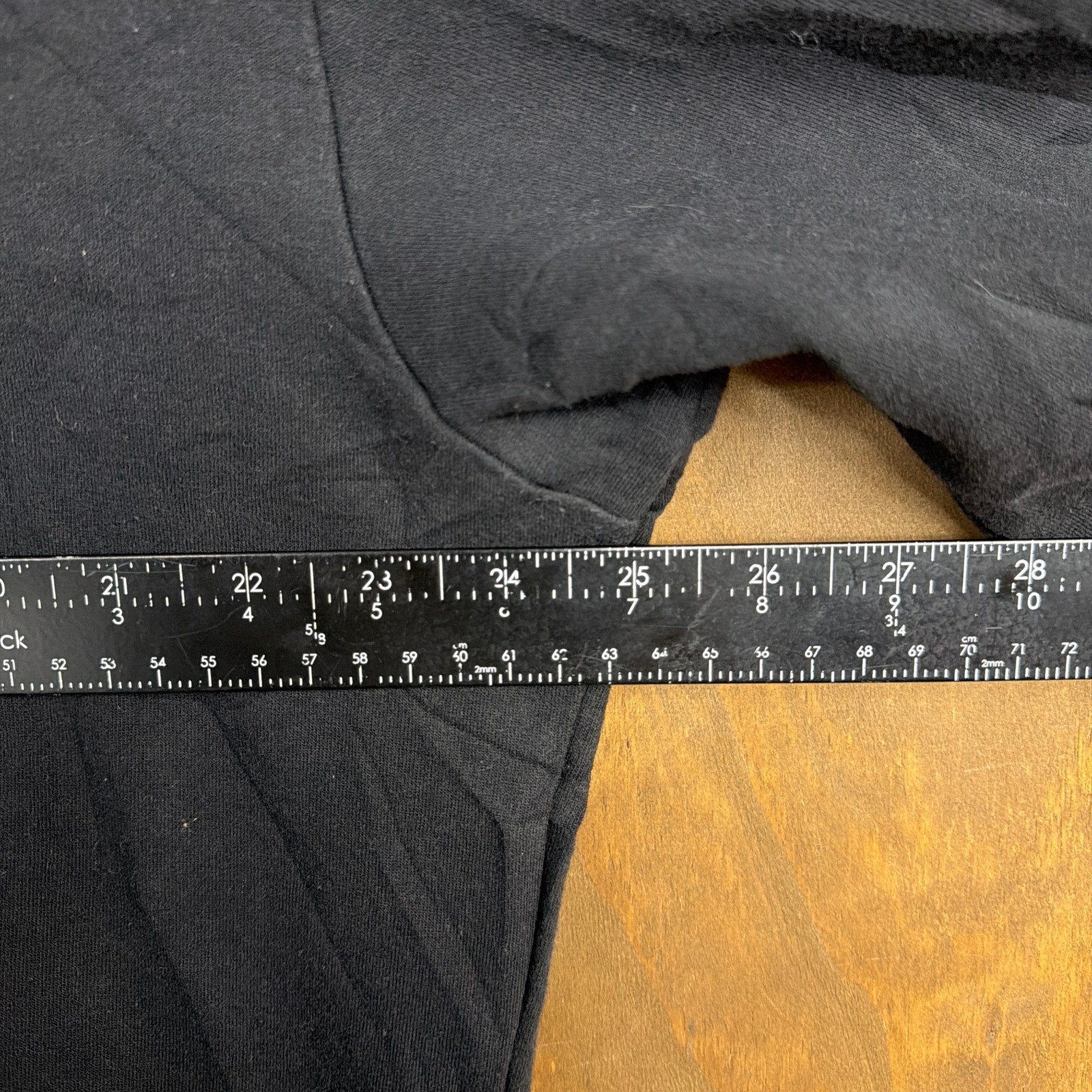 Uniqlo Mens Shirt Black Thick High Neck Stretch Minimalist Dark Academia L gallery