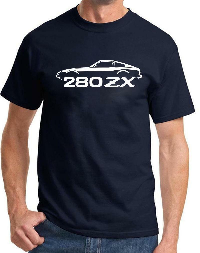 Datsun 280ZX Sports Car Classic Outline Design Tshirt NEW COLORS