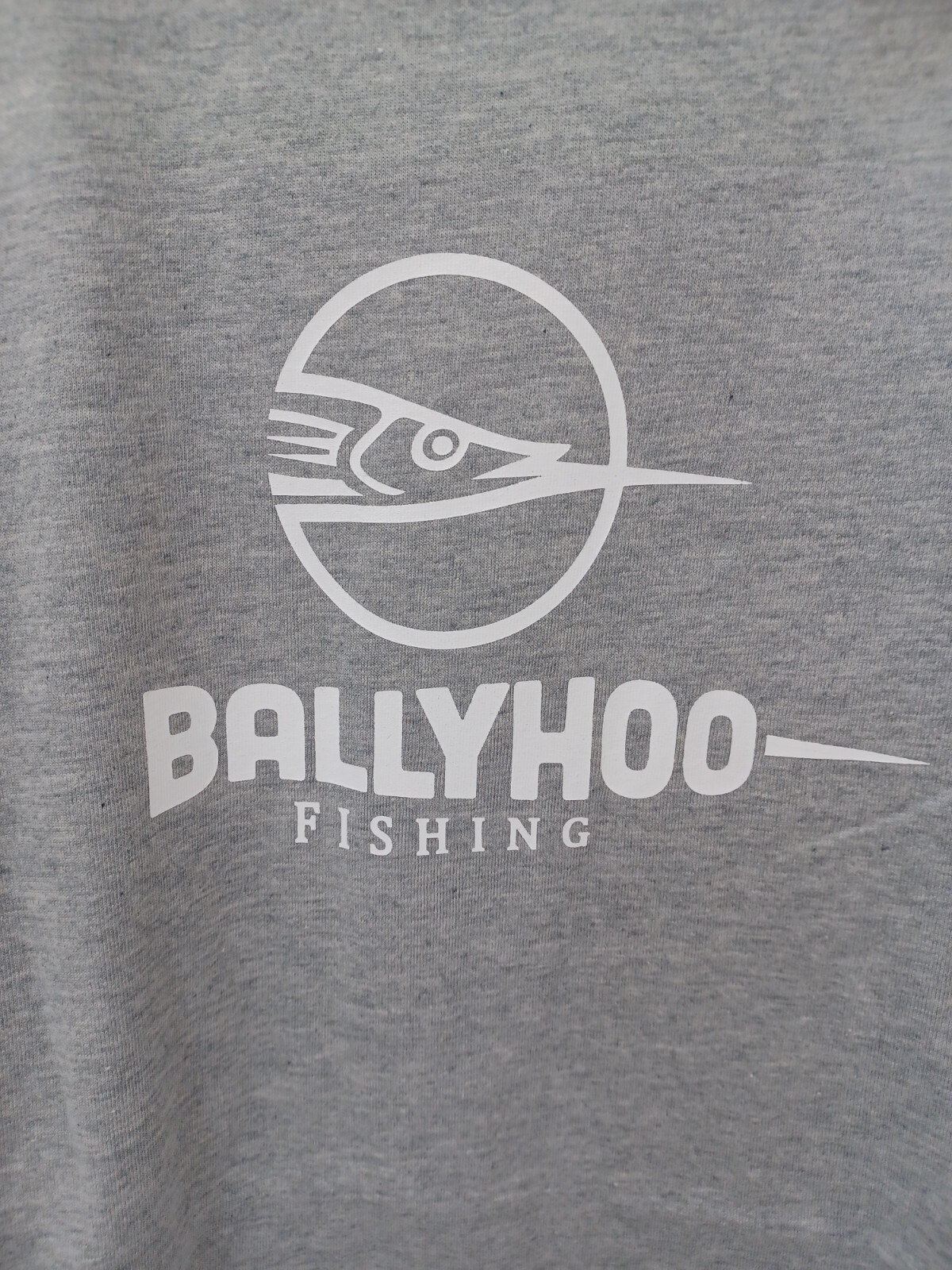 Supima Cotton BALLYHOO T-Shirt Gray Short Sleeve Men's Large NWT gallery
