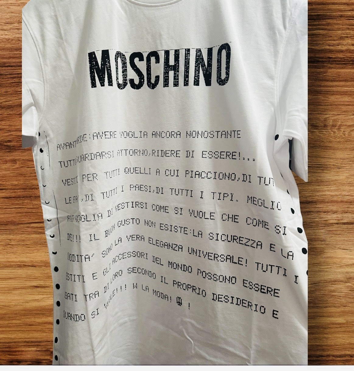 New Authentic Moschino Couture Cotton Shirt, M,L,XL Retail $360 gallery