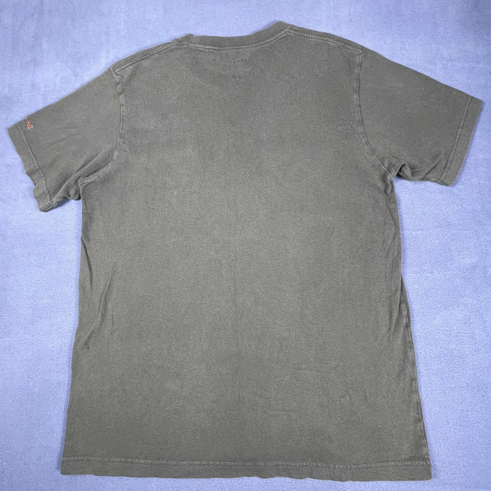 Uniqlo Shirt Mens Medium Olive Green SPRZ NY Andy Warhol Banana Pocket Tee Art gallery