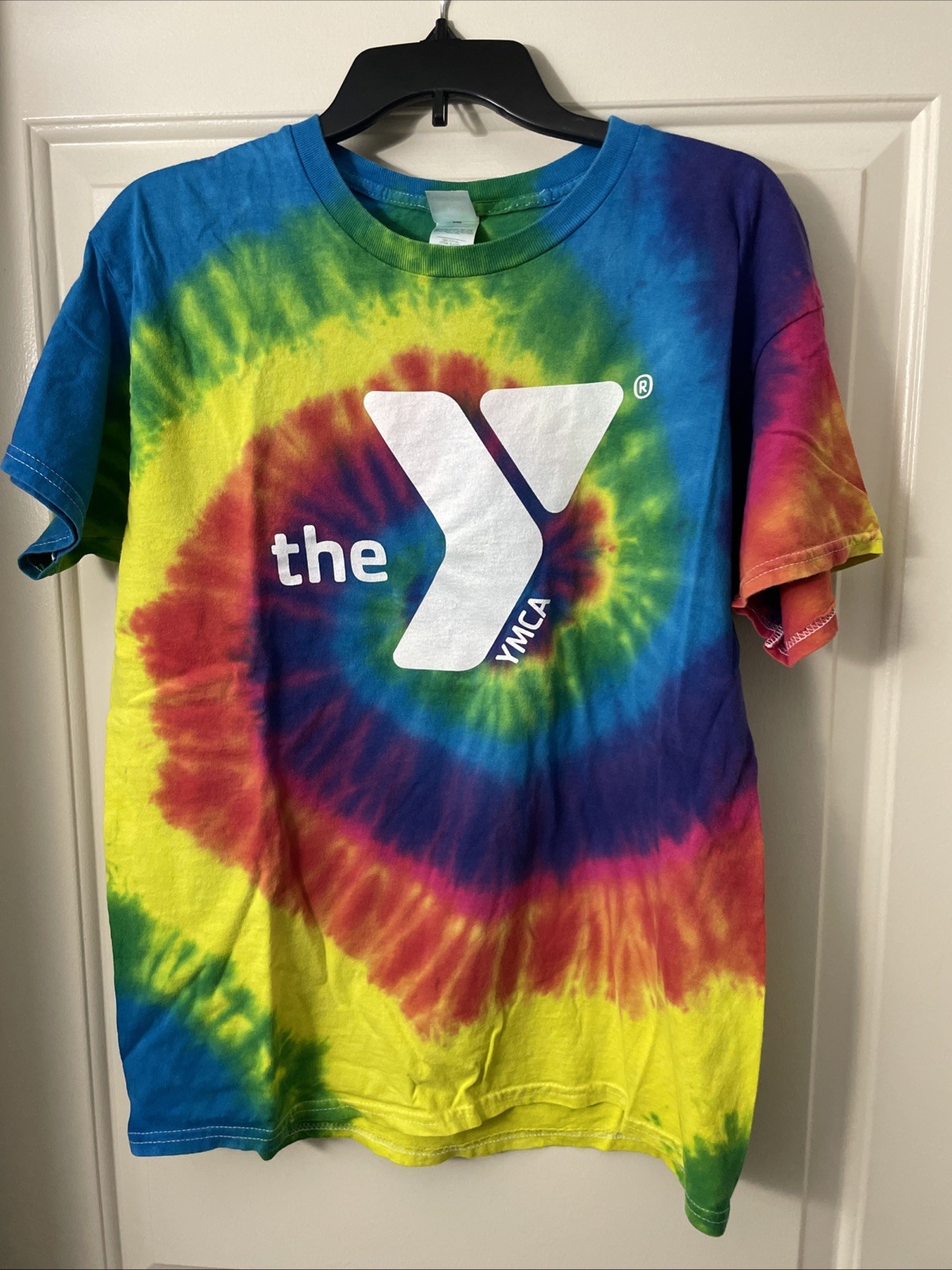 YMCA Camp staff Shirt Size L Tie-Dye gallery