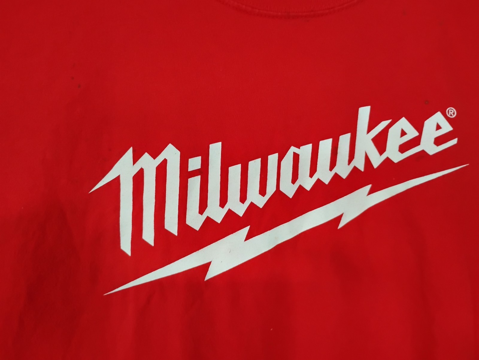 Milwaukee Tools XL Red T-shirt "Nothing But Heavy Duty " Short Sleeve M12 M18 gallery